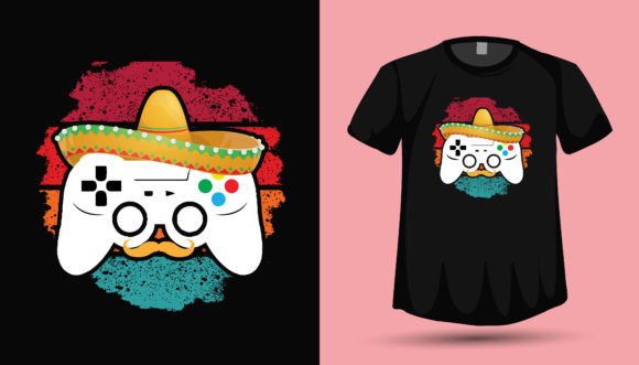 Cinco De Mayo Gaming Graphics for T-Shirt Designs