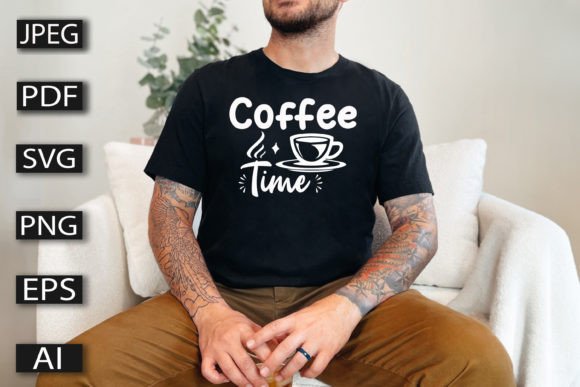 Coffee Time T-Shirt Design: Graphics Review