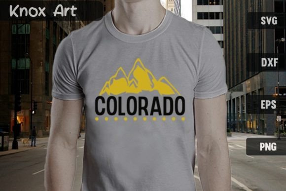 Colorado SVG Cut Files: Graphics & T-Shirt Designs