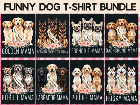 Dog Mom Graphics for T-Shirt Designs
