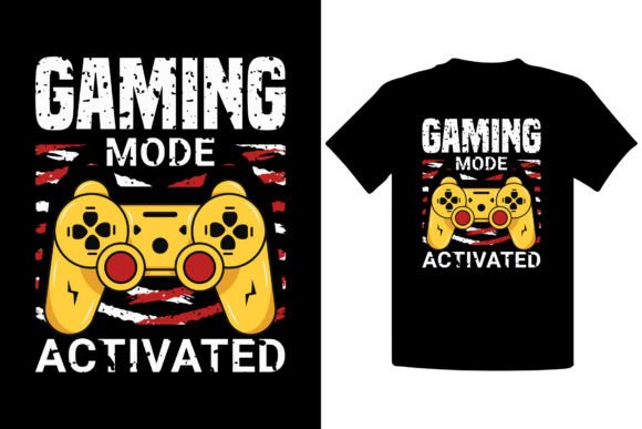 Gaming Mode Activated: Graphics for T-Shirt Designs