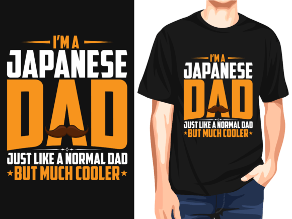 I’m a Japanese Dad Vector: Cool Graphics & T-Shirt Designs