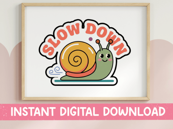 Retro Snail Graphics for T-Shirt Designs