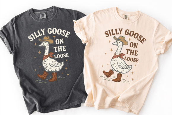 Reviewing the Funny Silly Goose PNG Shirt Design for Embroidery