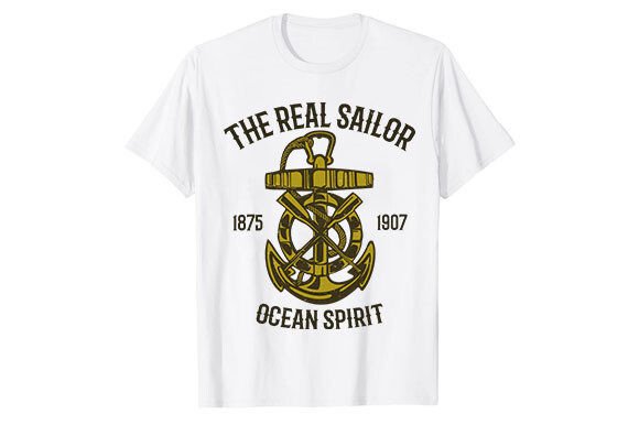 The Real Sailor T-shirt Design: Graphics for T-Shirt Designs