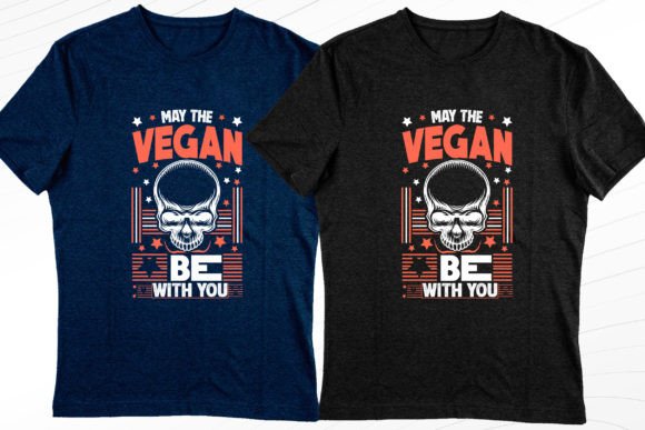 Vegan Force Graphics for Modern T-Shirt Designs